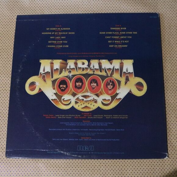 Alabama My Home’s in Alabama Vinyl Record - Picture 2 of 2